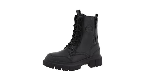 Tom Tailor Kids Dziewczęce 6370260011 modne kozaki, czarny, 39 eu