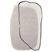 Dywany - Dywan owalny z wełną SPOT 200x300 Beżowy - miniaturka - grafika 1