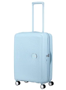 Walizka średnia American Tourister Soundbox EXP - pastel blue - Walizki - miniaturka - grafika 1