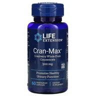 Suplementy naturalne - Life Extension - Cran-Max Koncentrat z Całych Owoców Żurawiny, 500 mg, 60 vkaps - miniaturka - grafika 1