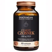 Suplementy naturalne - Doctor Life Czarny Czosnek Fermentowany 500 mg, 60 kapsułek - miniaturka - grafika 1