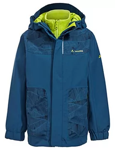 VAUDE Unisex dziecięca kurtka dziecięca Campfire 3 w 1 niebieski Deep Water 98 - Kurtki i płaszcze dla chłopców - miniaturka - grafika 1