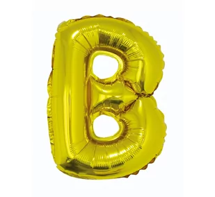 GoDan Balon foliowy litera B, 14", złoty FG-L35ZB - Balony i akcesoria - miniaturka - grafika 1