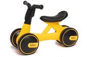 Chodziki - Rowerek Biegowy jeździk melodyjka światełka Rocky żółty - miniaturka - grafika 1