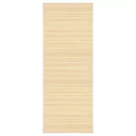 Dywaniki łazienkowe - vidaXL Mata bambusowa na podłogę, 80 x 200 cm, naturalna 247198 - miniaturka - grafika 1