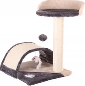 Drapaki dla kotów - DRAPAK DLA KOTA DOMEK LEGOWISKO SŁUPEK + ZABAWKA - miniaturka - grafika 1