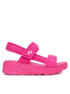 Buty dla dziewczynek - Skechers Sandały Uno Lite Sandal-Sunny Stand 310372L/HTPK Różowy - miniaturka - grafika 1