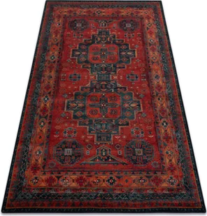 Dywan wełniany OMEGA HARI orientalny rubin czerwony 235x350 cm - Dywany - miniaturka - grafika 1