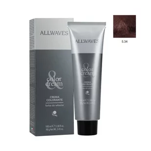 ALLWAVES Farba do włosów 5.34 Orzech Włoski 100 ml - Farby do włosów i szampony koloryzujące - miniaturka - grafika 1