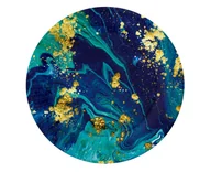 Dekoracje i nakrycia stołu na imprezę - Talerzyki Papierowe Midnight Blue, 18 Cm/ 6 Szt. - miniaturka - grafika 1