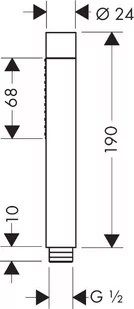 Hansgrohe 28532340 28532340 - Słuchawki prysznicowe - miniaturka - grafika 1