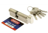 Zamki i wkładki - Wkładka bębenkowa Abus KD10 30g/50 nikiel perłowy z gałką kl 5.2 - miniaturka - grafika 1