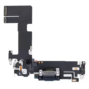 Gniazdo złącze port ładowania mikrofon dolny taśma flex do Apple iPhone 13 (OEM Oryginał) (Czarny) - Części serwisowe do telefonów - miniaturka - grafika 1
