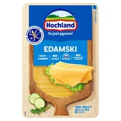Sery - Hochland Ser żółty edamski w plastrach 135 g - miniaturka - grafika 1