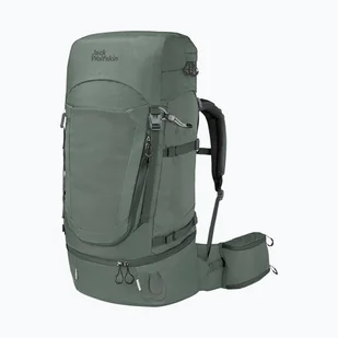 Plecak trekkingowy damski Jack Wolfskin Highland Trail 50+5 l hedge green - Plecaki - miniaturka - grafika 1