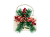 Ozdoby bożonarodzeniowe - Zawieszka Merry Christmas - 19 x 18 cm - 1 szt. - miniaturka - grafika 1