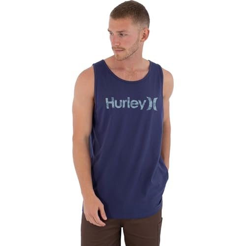Hurley Money Tank Top Kamizelka Męska Niszczyciel Granatowy Logo Surf Tee T Shirt