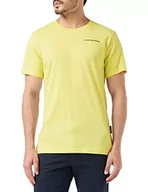 Koszulki męskie - G-STAR RAW Męski T-shirt z logo Base R T, Żółty (Lemonade 336-504), S - miniaturka - grafika 1