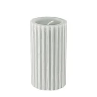 Świece - Świeca Modern walec szary M 15 x 8 cm - miniaturka - grafika 1