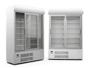 Szafy i witryny chłodnicze - Szafa chłodnicza przeszklona CEBEA WESTA SCh-1-2/800 - miniaturka - grafika 1