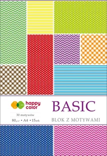 GDD Blok z motywami Basic A4/15ark HAPPY COLOR - Artykuły biurowe - miniaturka - grafika 5
