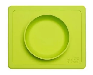 EZPZ, Silikonowa miseczka z podkładką, Mini Bowl, Zielony, 2w1 - Miseczki i talerzyki dla dzieci EZPZ, Silikonowa miseczka z podkładką, Mini Bowl, Zielony, 2w1 - Miseczki i talerzyki dla dzieci - miniaturka - grafika 1