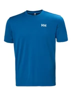 Koszulki sportowe męskie - Helly Hansen Koszulka funkcyjna "Verglas Shade" w kolorze niebieskim - miniaturka - grafika 1