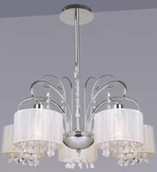 Lampy sufitowe - Italux SPAN MDM1583 / 5 WH Żyrandol MDM1583/5 WH - miniaturka - grafika 1