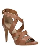 Sandały damskie - Wojas Skórzane sandały w kolorze jasnobrązowym - miniaturka - grafika 1