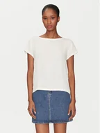 Koszulki i topy damskie - Marella T-Shirt Inn 2515111021 Écru Regular Fit - miniaturka - grafika 1