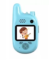 Zabawki interaktywne dla dzieci - Frahs Frahs Cyfrowy aparat dla dzieci 5 Mpx Niebieski 5903457108426 - miniaturka - grafika 1