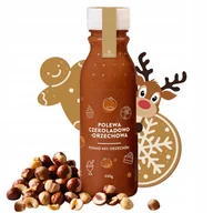 Słodkie kremy i masła - Sos polewa do lodów Topping DESEO Polewa Czekoladowo-Orzechowa 42% 330g - miniaturka - grafika 1