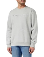Bluzy męskie - Champion Bluza męska, Grigio Melange Oxford, M - miniaturka - grafika 1