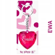 Breloczki dla dzieci - Brelok Serce Ewa - Be-Happy Gifts - miniaturka - grafika 1