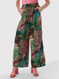 Spodnie damskie - Tatuum Spodnie materiałowe Nokomo T2209.335 Zielony Relaxed Fit - grafika 1