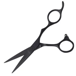Olivia Garden Silkcut Pro Black Matt, nożyczki fryzjerskie 5.0" - Nożyczki fryzjerskie - miniaturka - grafika 1