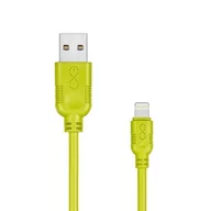 Kable USB - eXc mobile Kabel USB ze złączem lightning WHIPPY 2,0m limonkowy 1szt. /XM-938431/ PB1162-23 - miniaturka - grafika 1