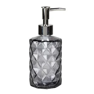 Dozownik DISCO 7,5 x 18 cm szary - Mydelniczki i dozowniki mydła - miniaturka - grafika 1