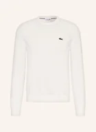 Swetry męskie - Lacoste Sweter weiss - LACOSTE - miniaturka - grafika 1