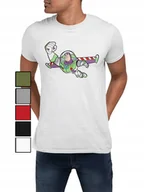Koszulki męskie - KOSZULKA T-SHIRT MĘSKA Z NADRUKIEM TOY STORY CHUDY BUZZ - XS - miniaturka - grafika 1
