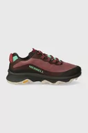 Buty trekkingowe damskie - Merrell buty Moab Speed damskie kolor bordowy - miniaturka - grafika 1