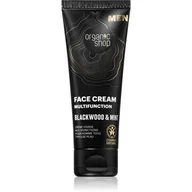 Kremy do twarzy - Wielofunkcyjny krem do twarzy Blackwood and Mint 75 ml ORGANIC SHOP MEN - miniaturka - grafika 1