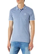 Koszulki męskie - BLEND Męska koszulka polo, 183928/Holenderski niebieski, L - miniaturka - grafika 1