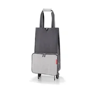 Torby i wózki na zakupy - Wózek FOLDABLETROLLEY, herringbone grey, Reisenthel - miniaturka - grafika 1