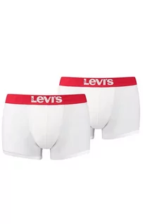 Majtki męskie - Levis 2-pack bawełnianych bokserek męskich 905002001, Kolor biały, Rozmiar S, Levis - grafika 1