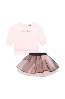 Komplety dla niemowląt - Karl Lagerfeld komplet niemowlęcy kolor różowy - grafika 1