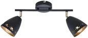Lampy sufitowe - Candellux Listwa lampa sufitowa plafon spot Coty 2x40W E14 czarna 92-67166 - miniaturka - grafika 1