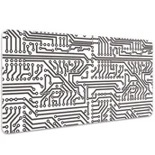 Podkładki na biurko - Mata ochronna z nadrukiem Układ scalony 100x50 cm, Dywanomat - miniaturka - grafika 1