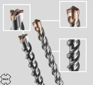 Wiertło Smart do betonu SDS MAX 22mm 18-220320 - Wiertła - miniaturka - grafika 1