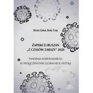 Filozofia i socjologia - Elipsa Dom Wydawniczy Zapiski Lubuszan "Z czasów zarazy" 2020 Dorota Szaban, Beata Trzop - miniaturka - grafika 1